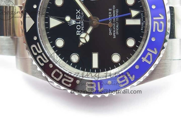 0413 SunProtective GMT-Master II 116710 BLNR Black Blue Ceramic 904L Steel Noob 1:1 Best Edition SA3186 CHS V 2876